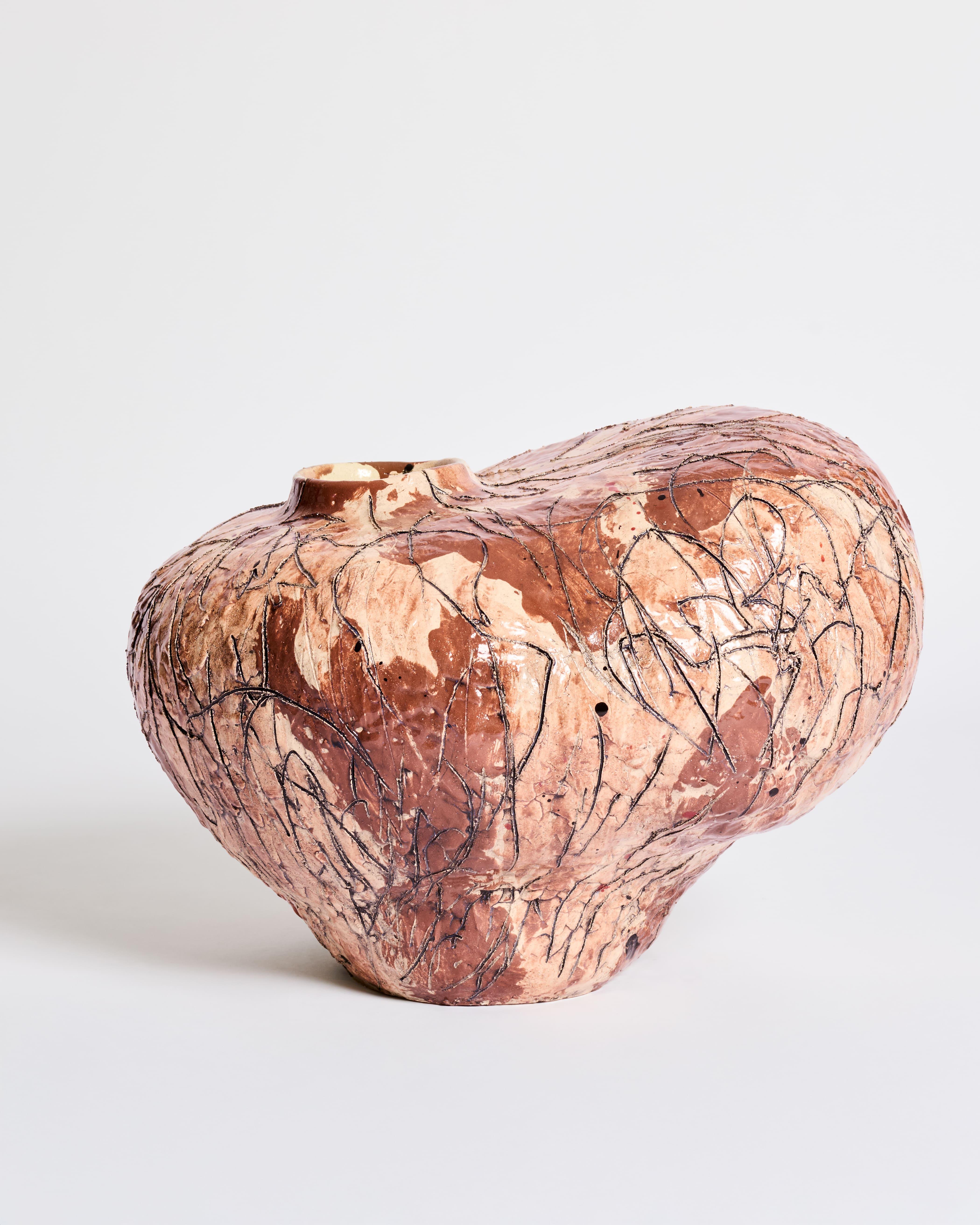 XXI secolo e contemporaneo Vaso scultoreo di Jacque Faus in vendita