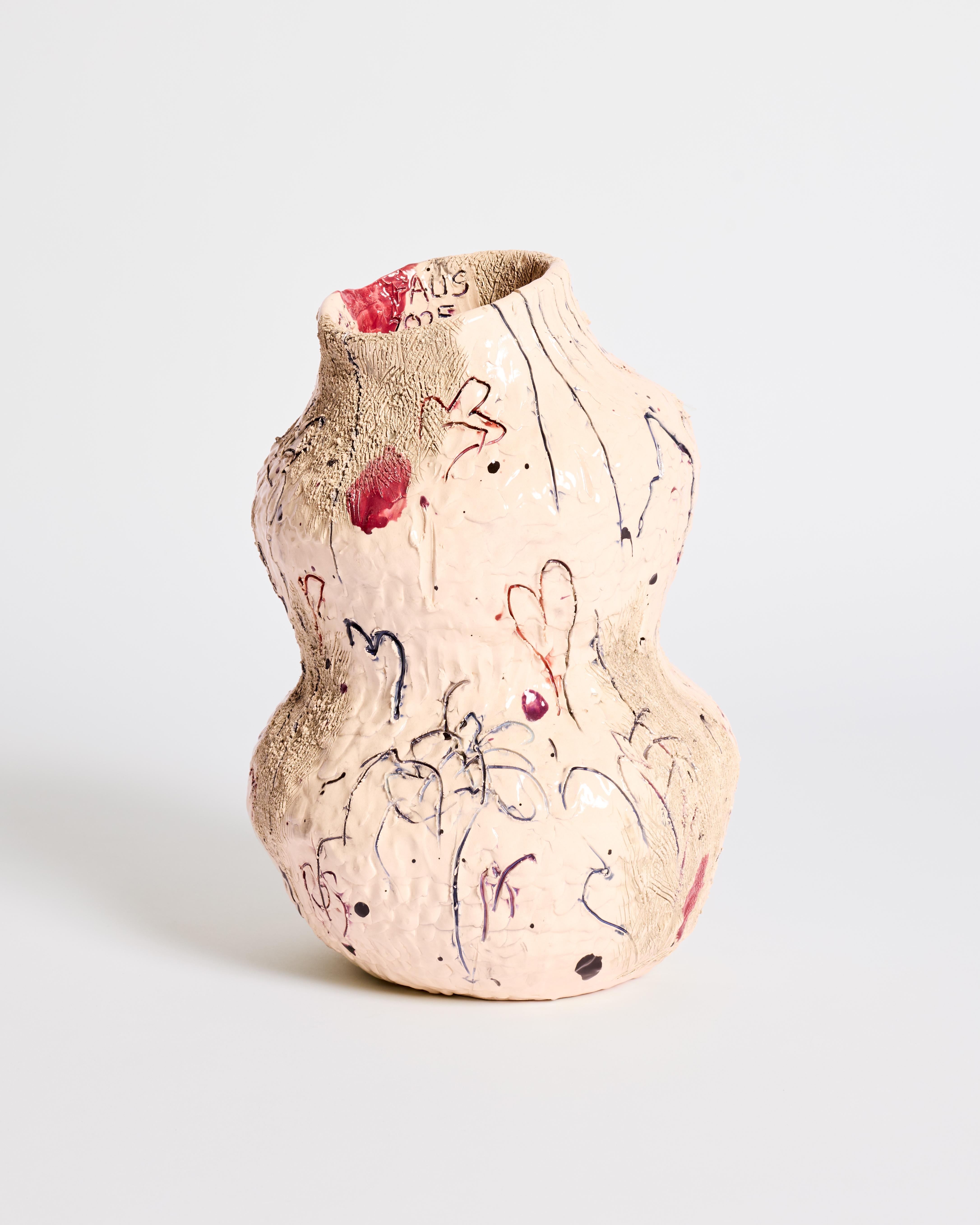 XXI secolo e contemporaneo Vaso scultoreo di Jacque Faus in vendita