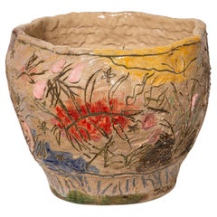 Vaso scultoreo di Jacque Faus