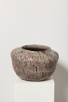 Vaso scultoreo di Jacque Faus