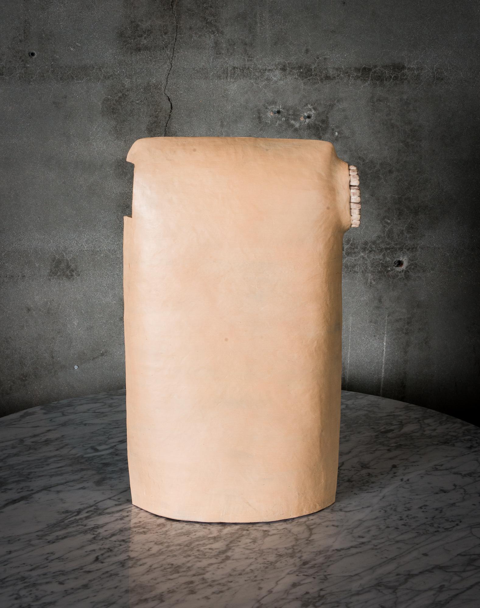 Painted Sculptural Vessel by Meredith Brickell