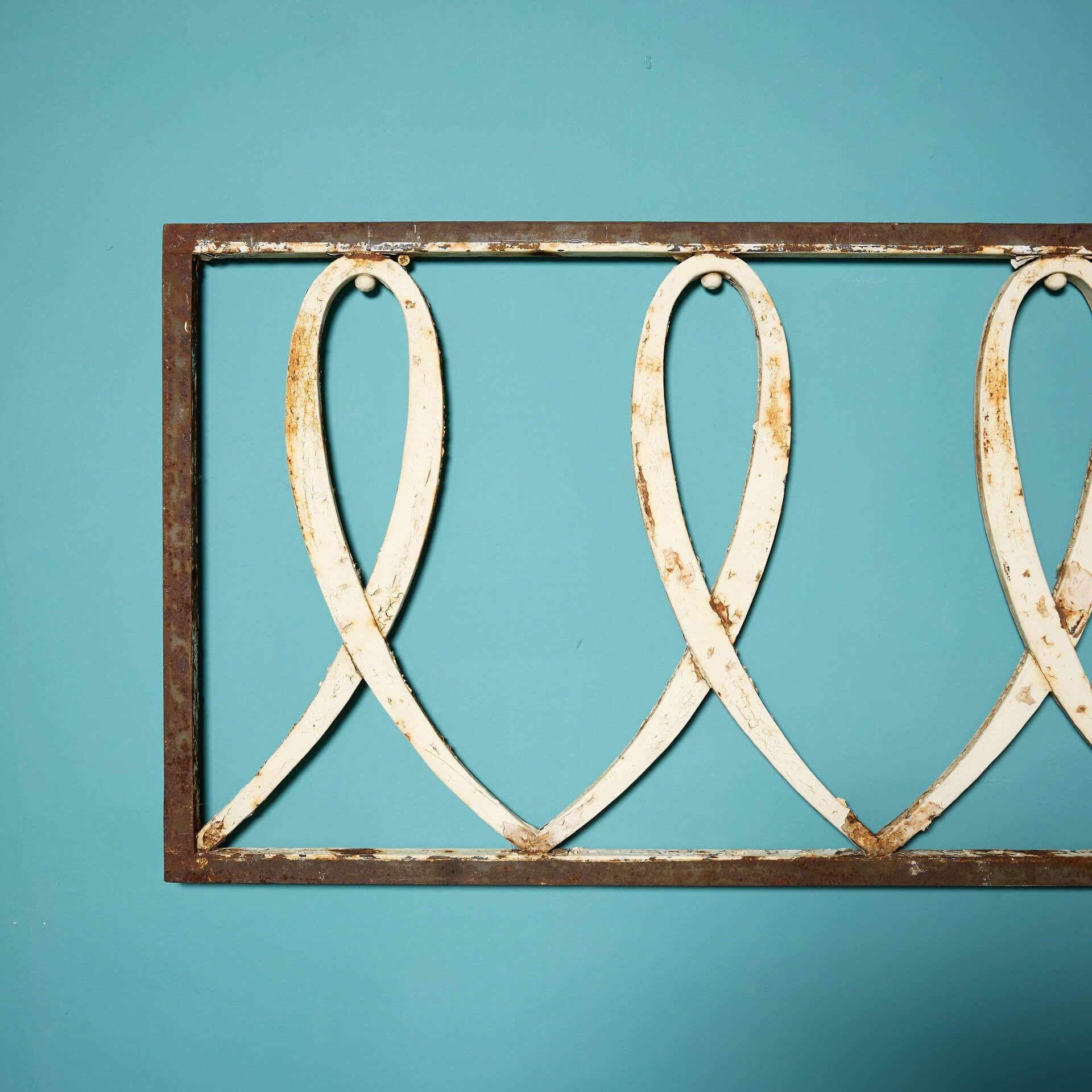 Sculptural Victorian Iron Wall Panel In Fair Condition For Sale In Wormelow, Herefordshire