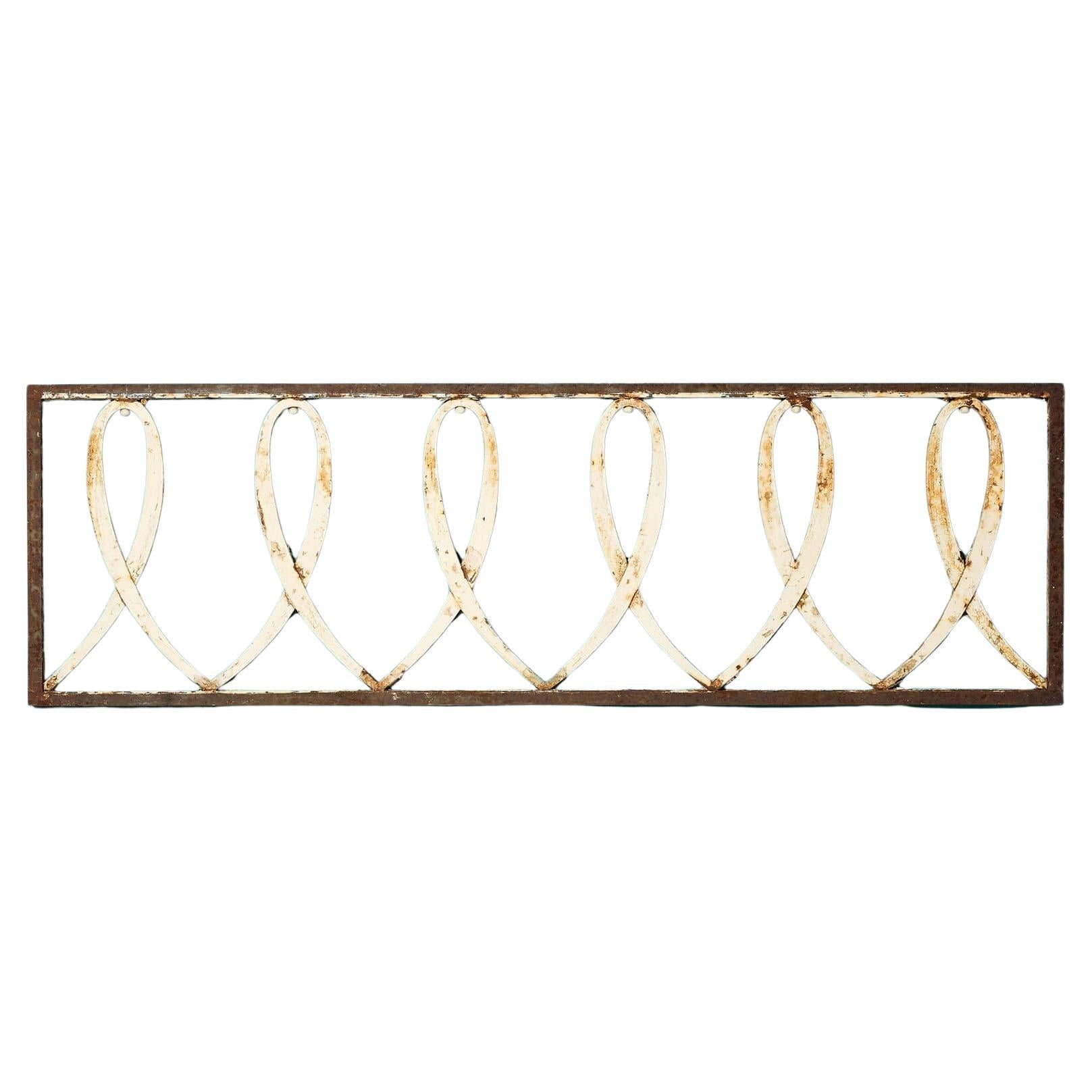 Sculptural Victorian Iron Wall Panel
