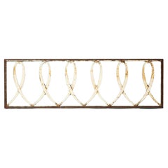 Sculptural Victorian Iron Wall Panel