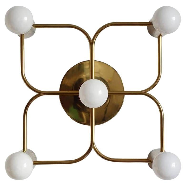 Sculptural Vintage Ceiling Wall Light Flush Mount, 1960s For Sale