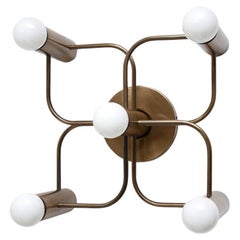 Sculptural Vintage Ceiling Wall Light Flush Mount, 1960s