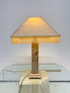 Sculptural vintage Italian marble table lamp Sculptural Vintage Italian marble table lamp