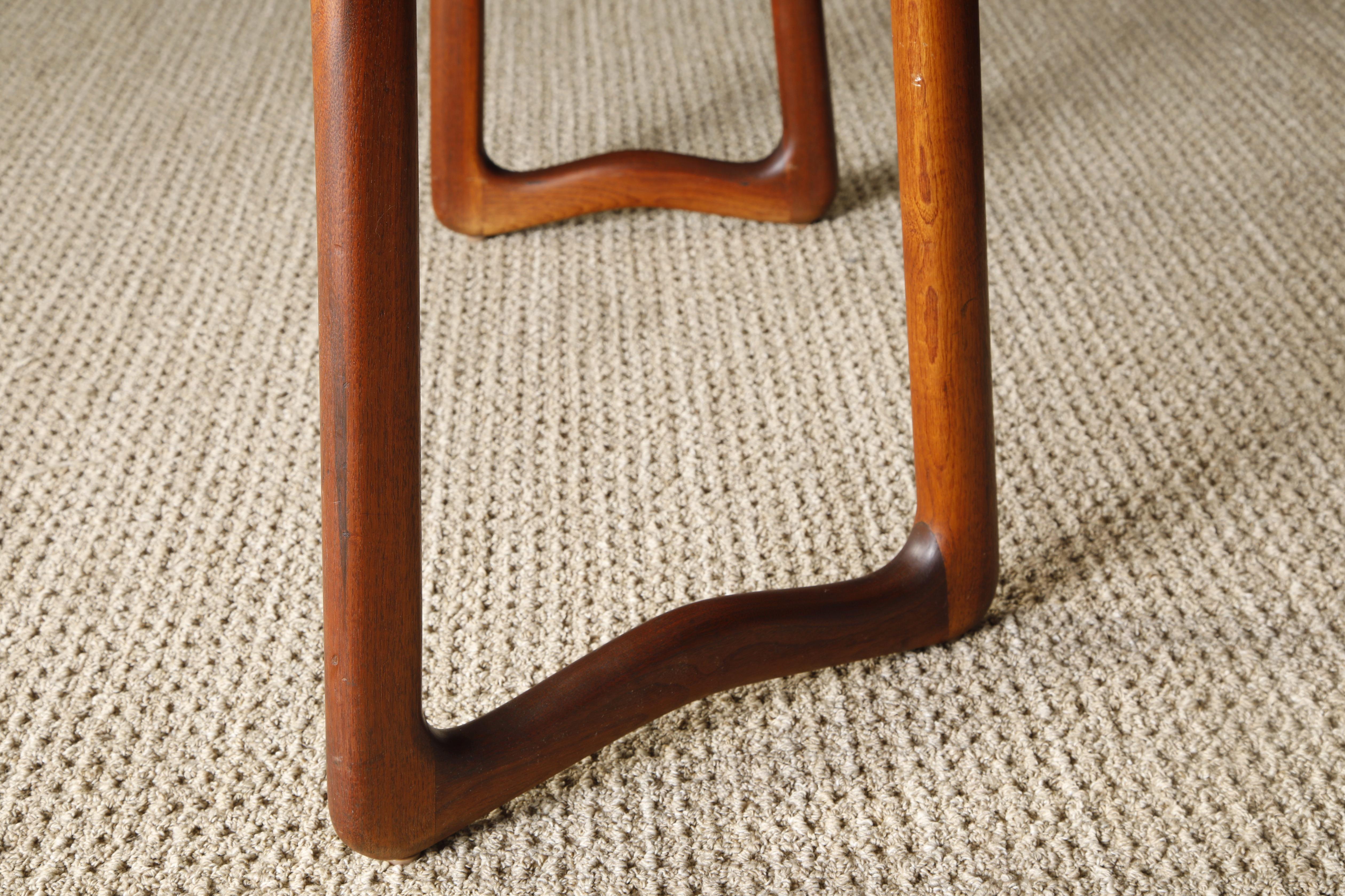 Sculptural Vladimir Kagan Boomerang Bar and Sculpted Leg Barstools, circa 1950's For Sale 10