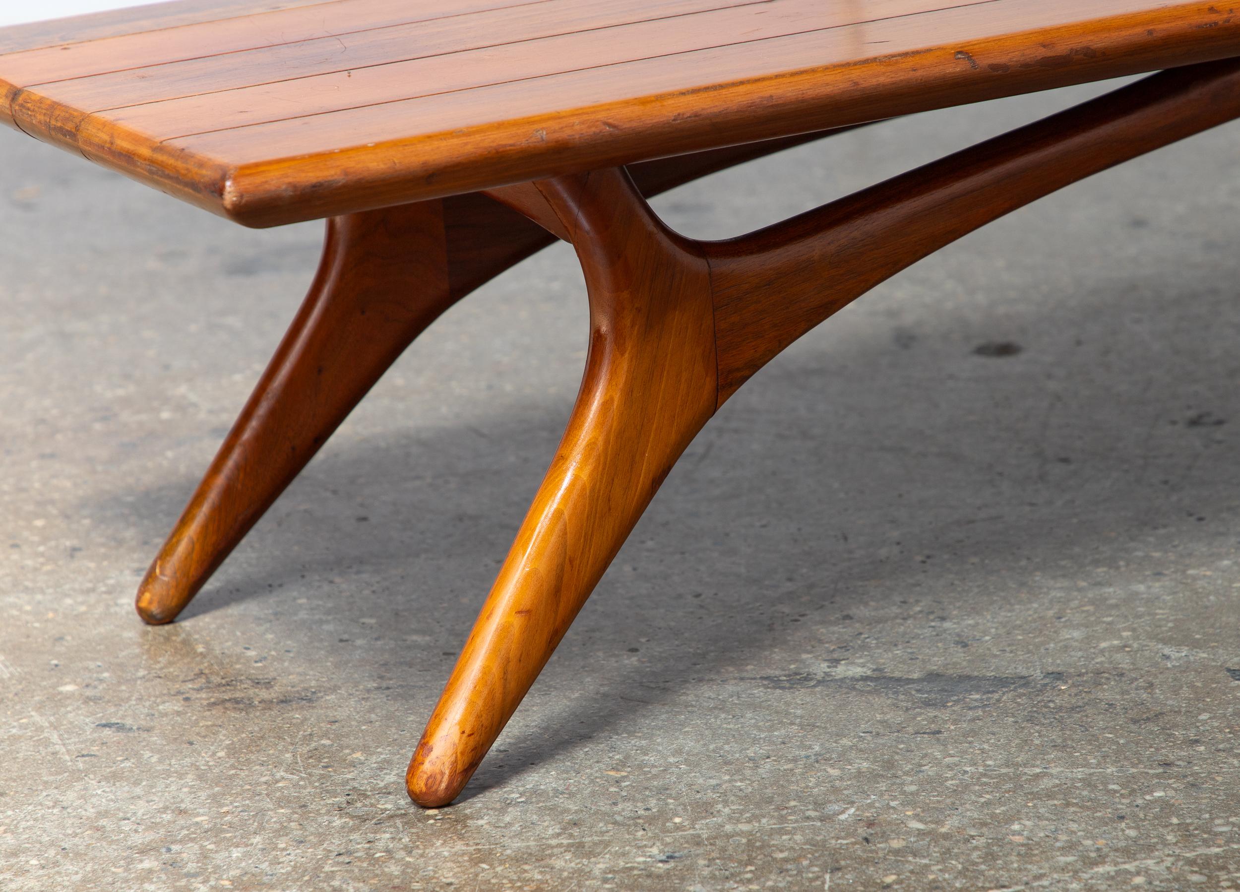 Table basse ou banc sculptural de Vladimir Kagan pour Grosfeld House en vente 2