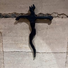 Sculptural Wall Art Abstract Modernist Wood Cross