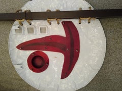 Sculptural Wall Art/Lamp, Italy 1980s