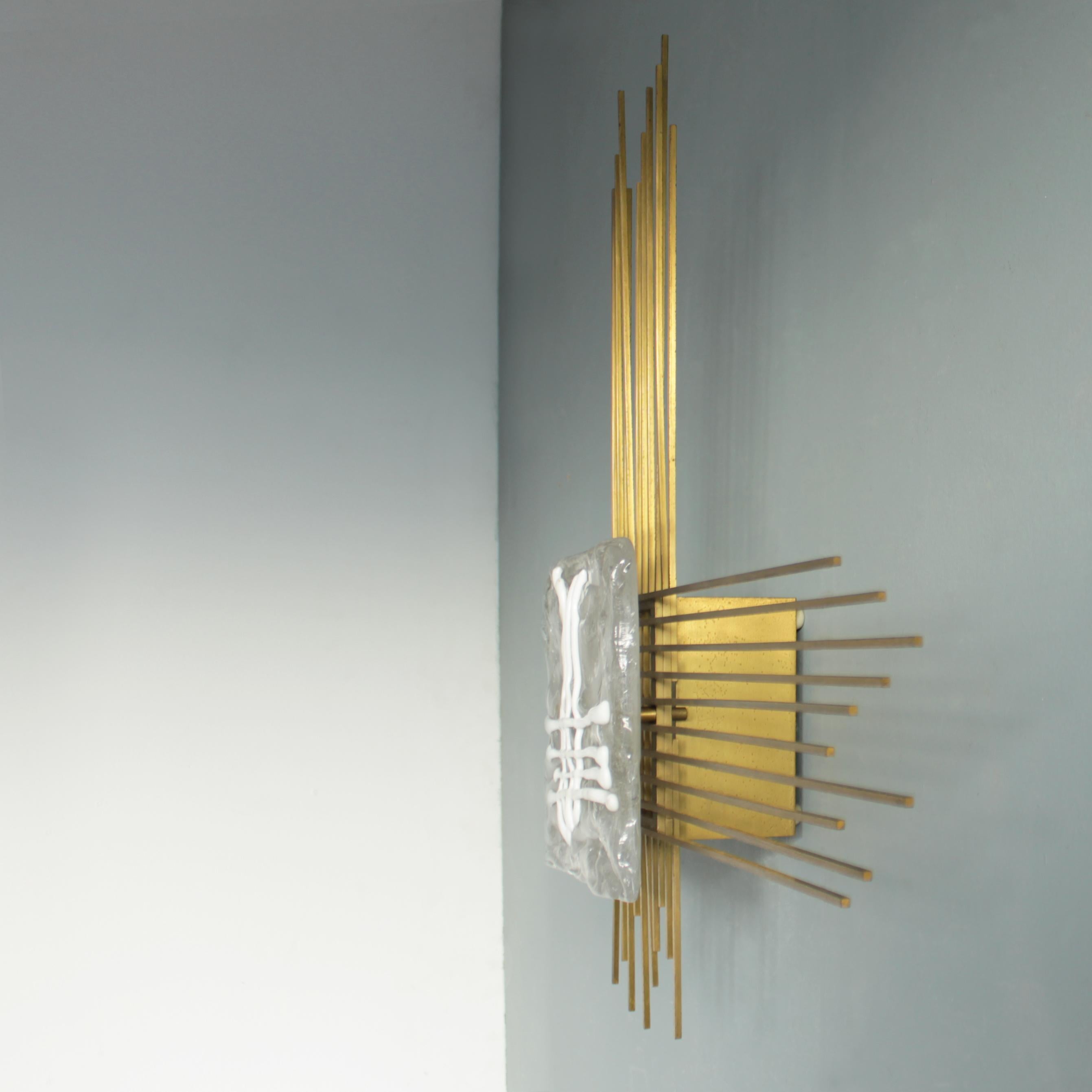 Sculptural Wall Light by Angelo Brotto for Esperia Italy, 60s For Sale 3