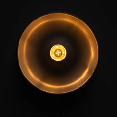 Sculptural wall light, France, 1980s, minimalist wall sconce