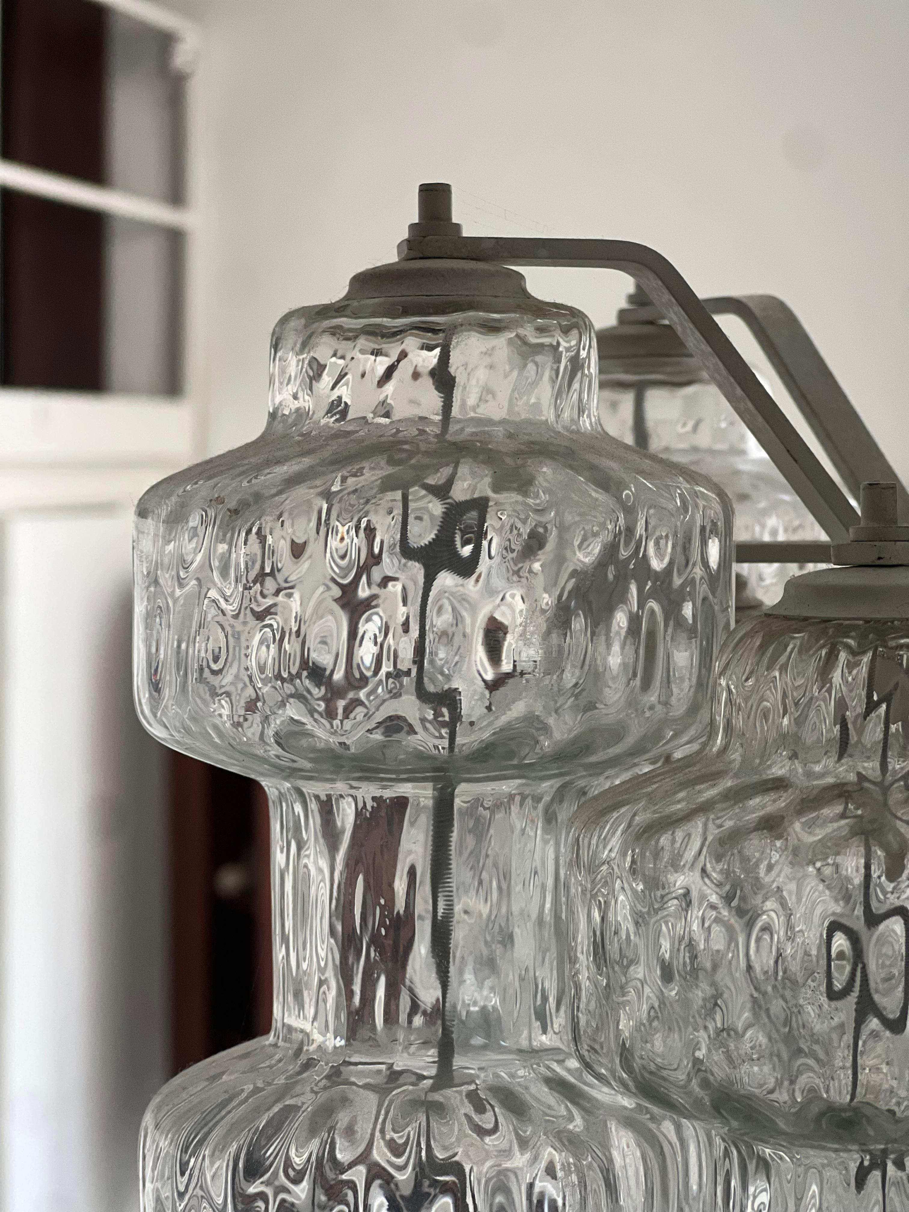 Aplique escultórico con cristales transparentes, Archimede Seguso , Murano 1960 en venta 5