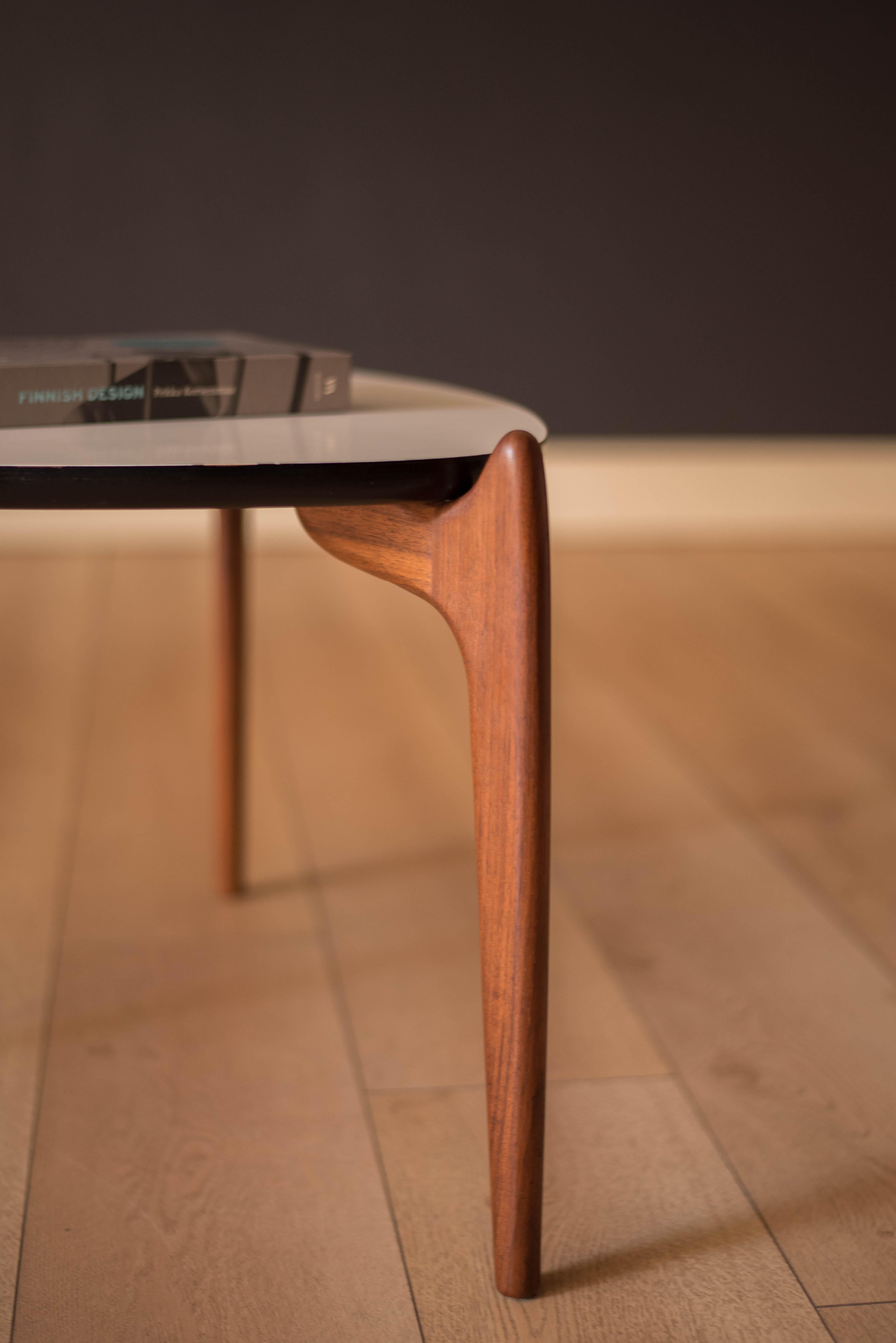 American Sculptural Walnut Adrian Pearsall Occasional Coffee Table by Craft Associates