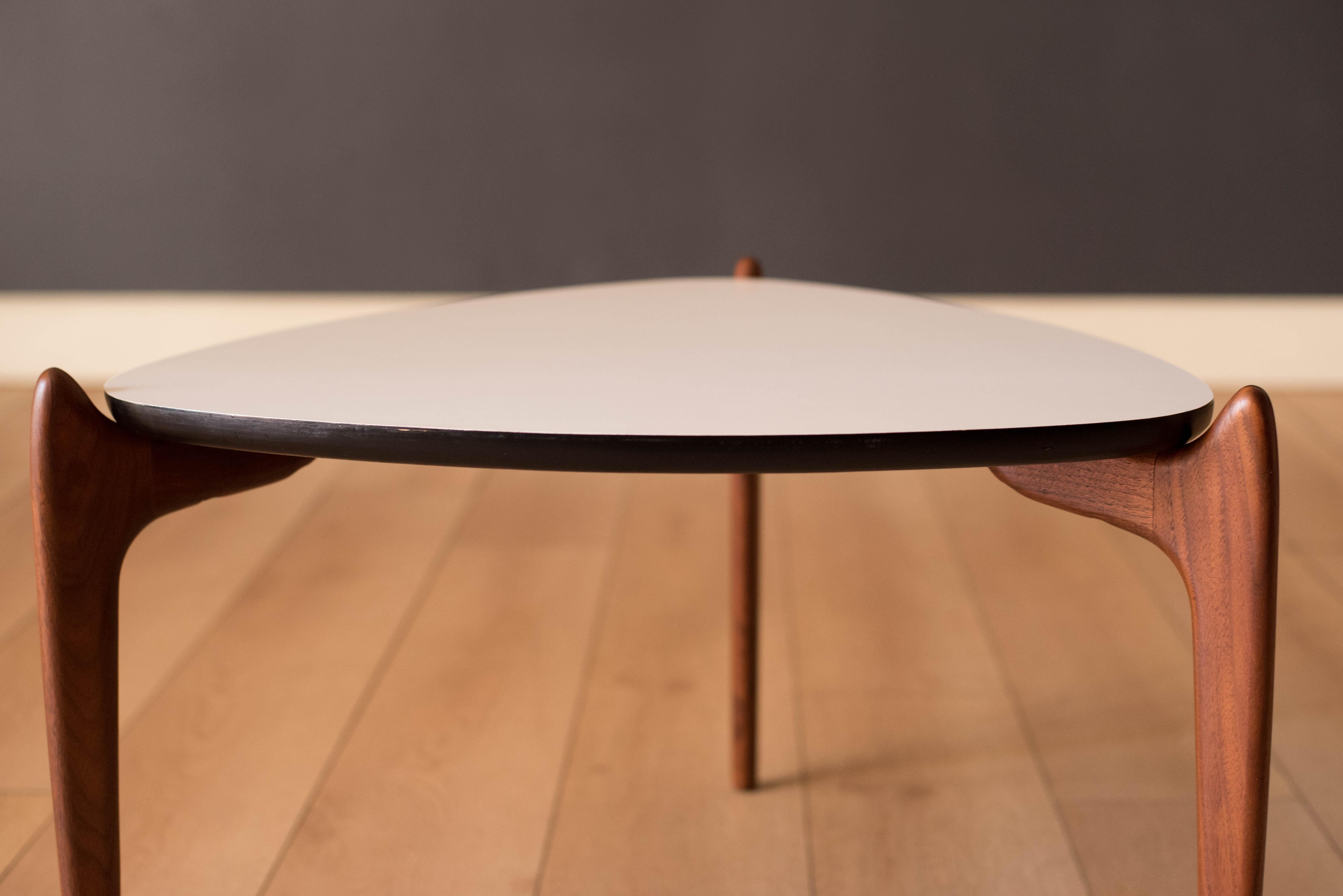 Mid-20th Century Sculptural Walnut Adrian Pearsall Occasional Coffee Table by Craft Associates