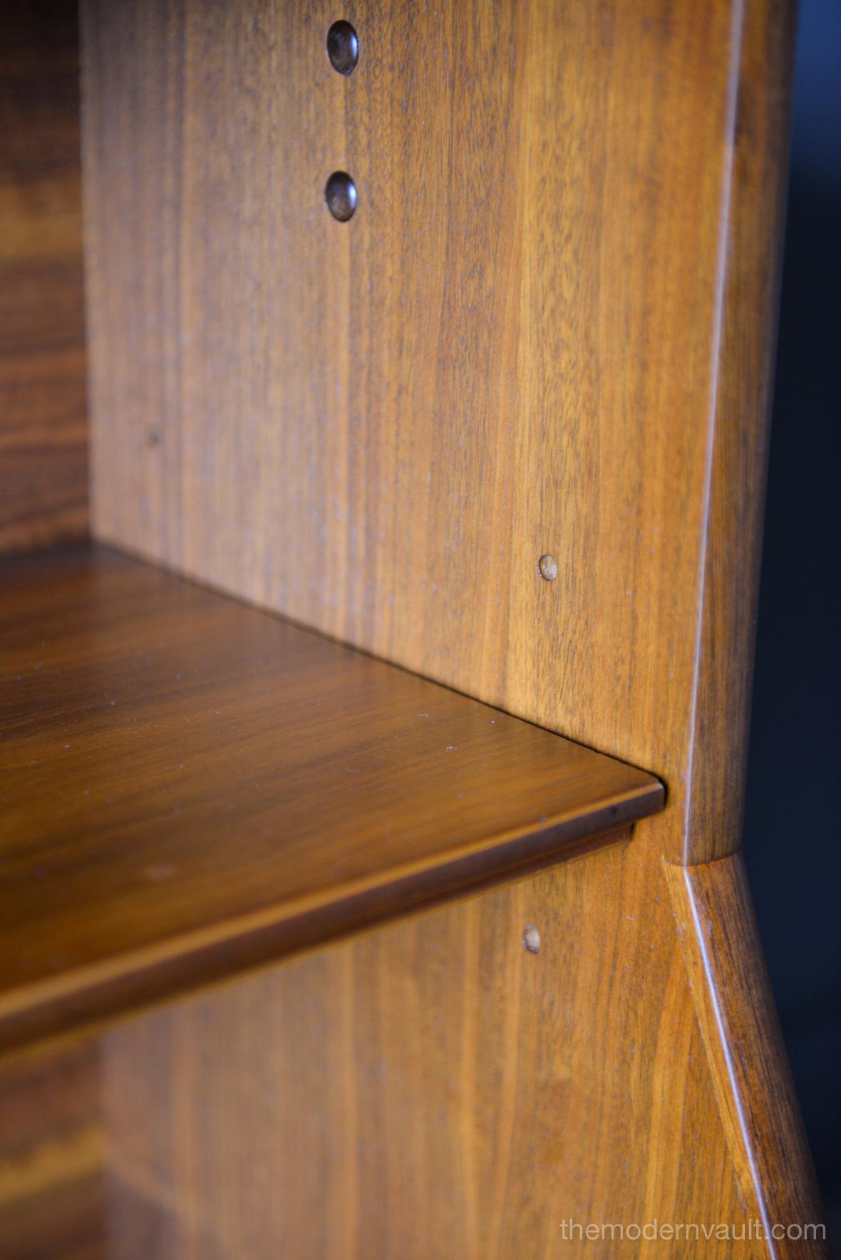 Sculptural Walnut Bookcase by Kipp Stewart for Drexel, circa 1965 2