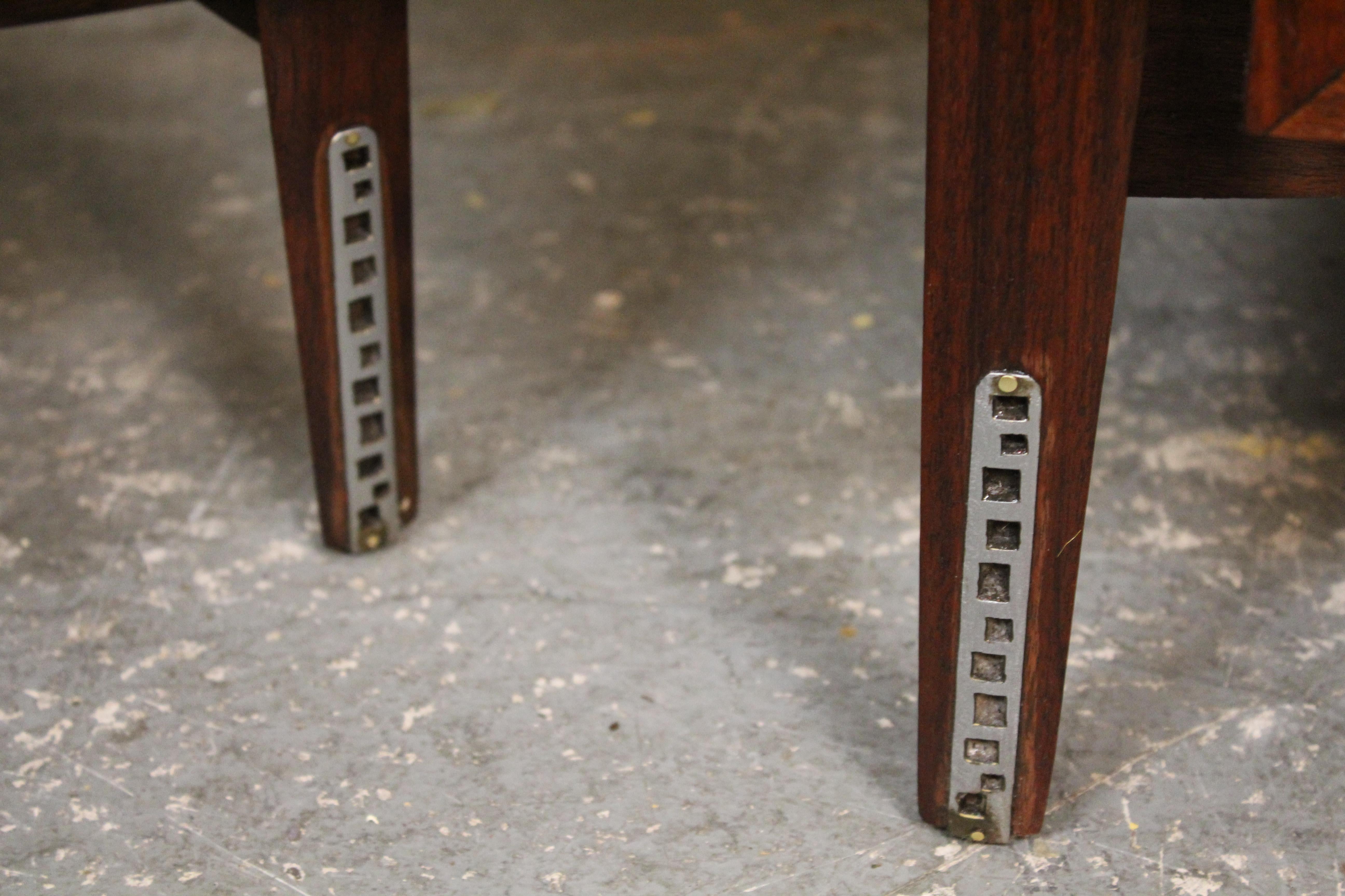 Sculptural Walnut & Bronze Nightstands by Helen Hobey Baker Inc. For Sale 3