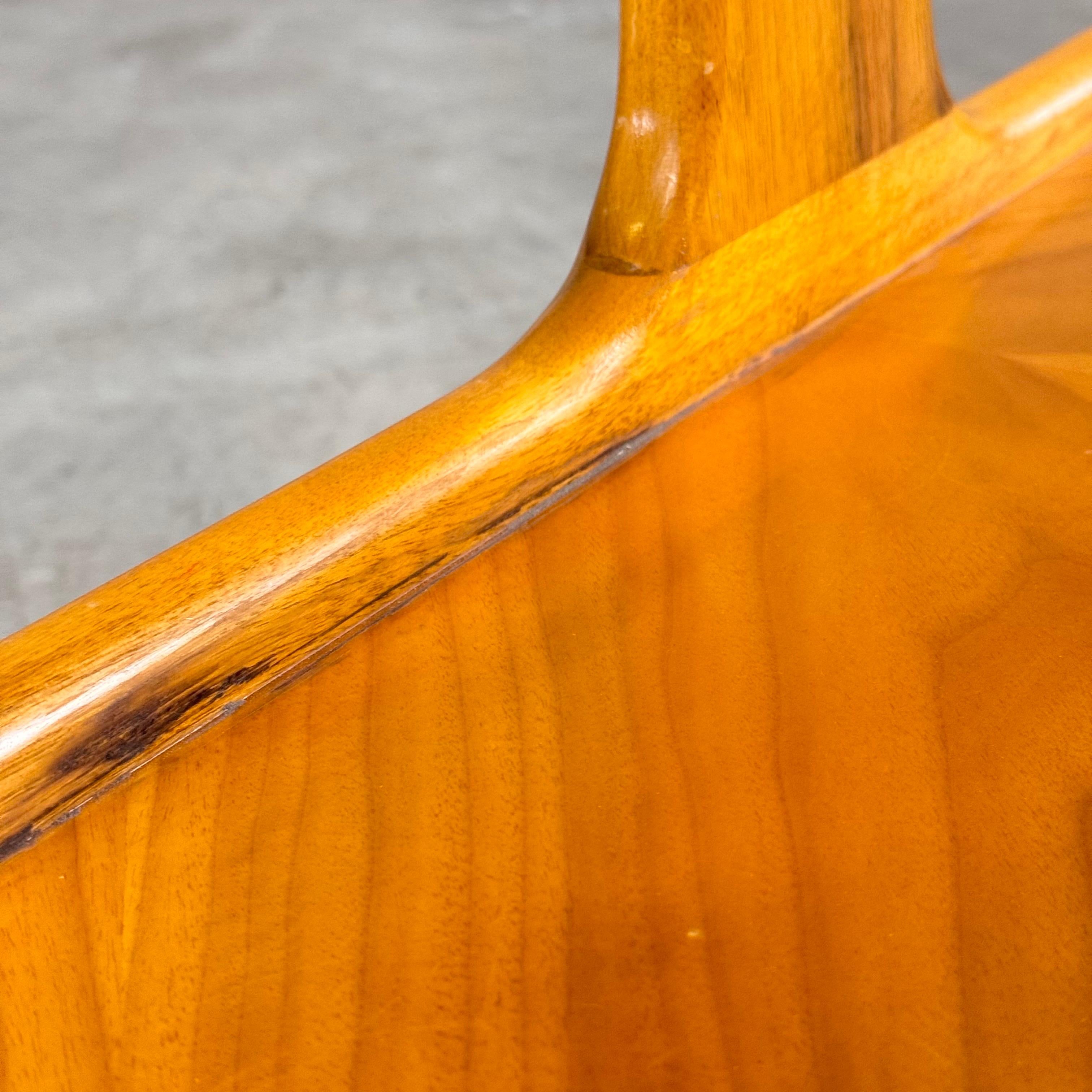 Sculptural Walnut Coffee Table by Gio Ponti for Domus Nova, Italy, 1950s For Sale 6