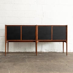 Sculptural Walnut Credenza, 1970s