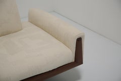 Divano scultoreo in noce 'Gondola', modello 2000-S, di Adrian Pearsall, anni '60
