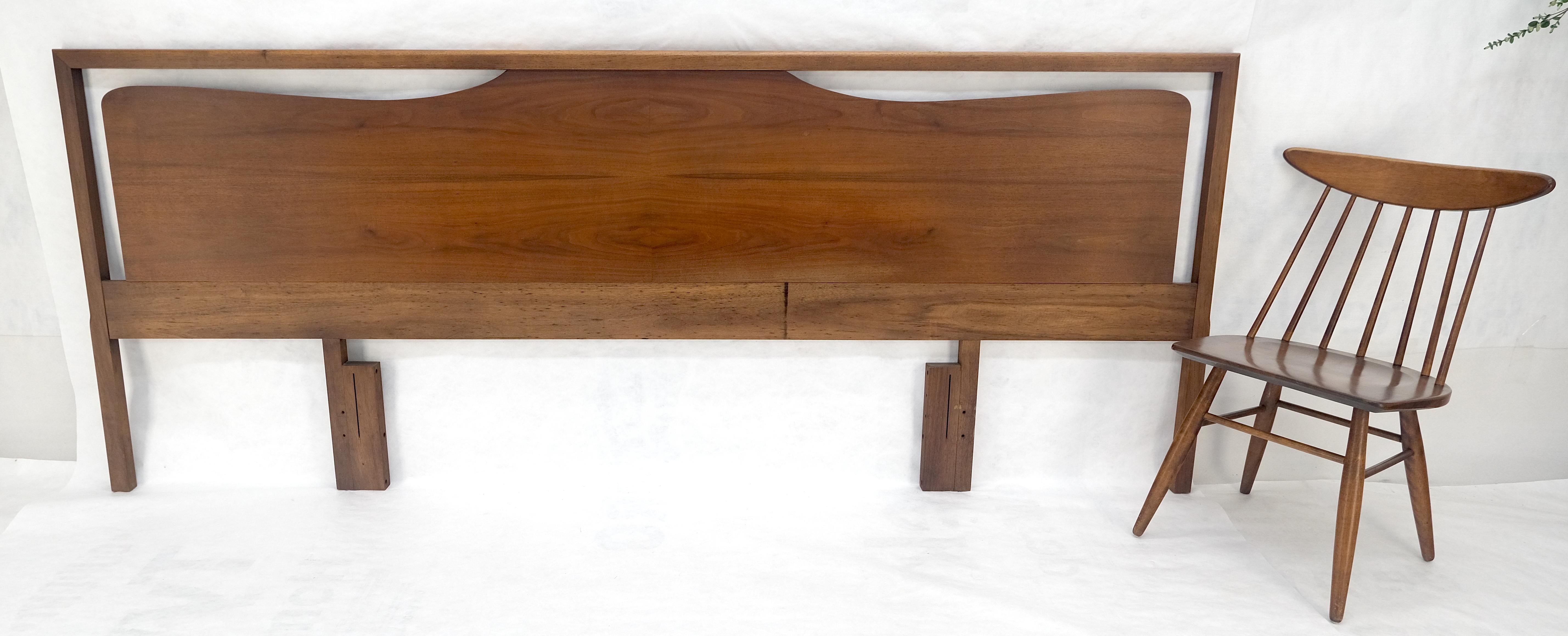 Laqué Tête de lit sculpturale en noyer 102