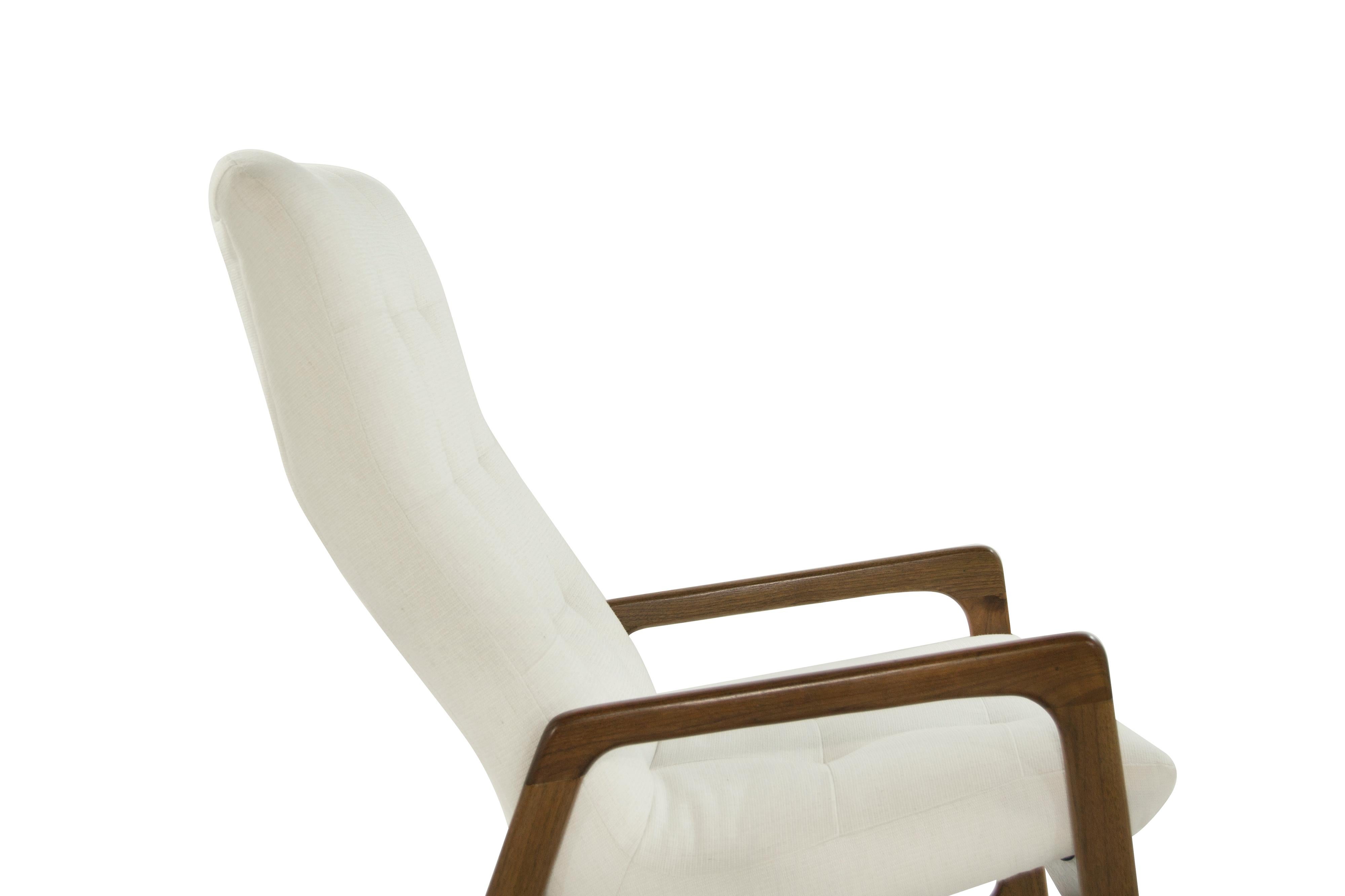 Sculptural Walnut Lounge Chairs by Adrian Pearsall for Craft Associates 2
