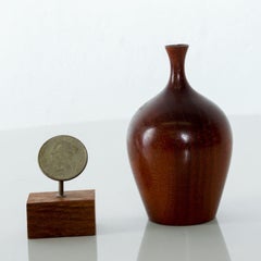 Sculptural Walnut Weed Pot after Rude Osolnik, Mid-Century Modern