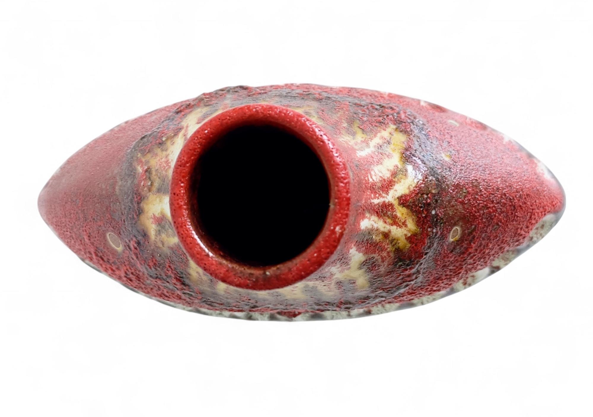 Vase sculptural en poterie d'art West German Pottery par Carstens Tönnieshof, c. 1950s en vente 9