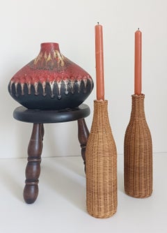 Sculptural West German Ceramic Vase by Carstens Tönnieshof, c. 1950s