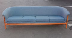 Sculptural Westnofa Midcentury Four-Seat Sofa