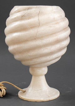 Sculptural White Plaster Uplight