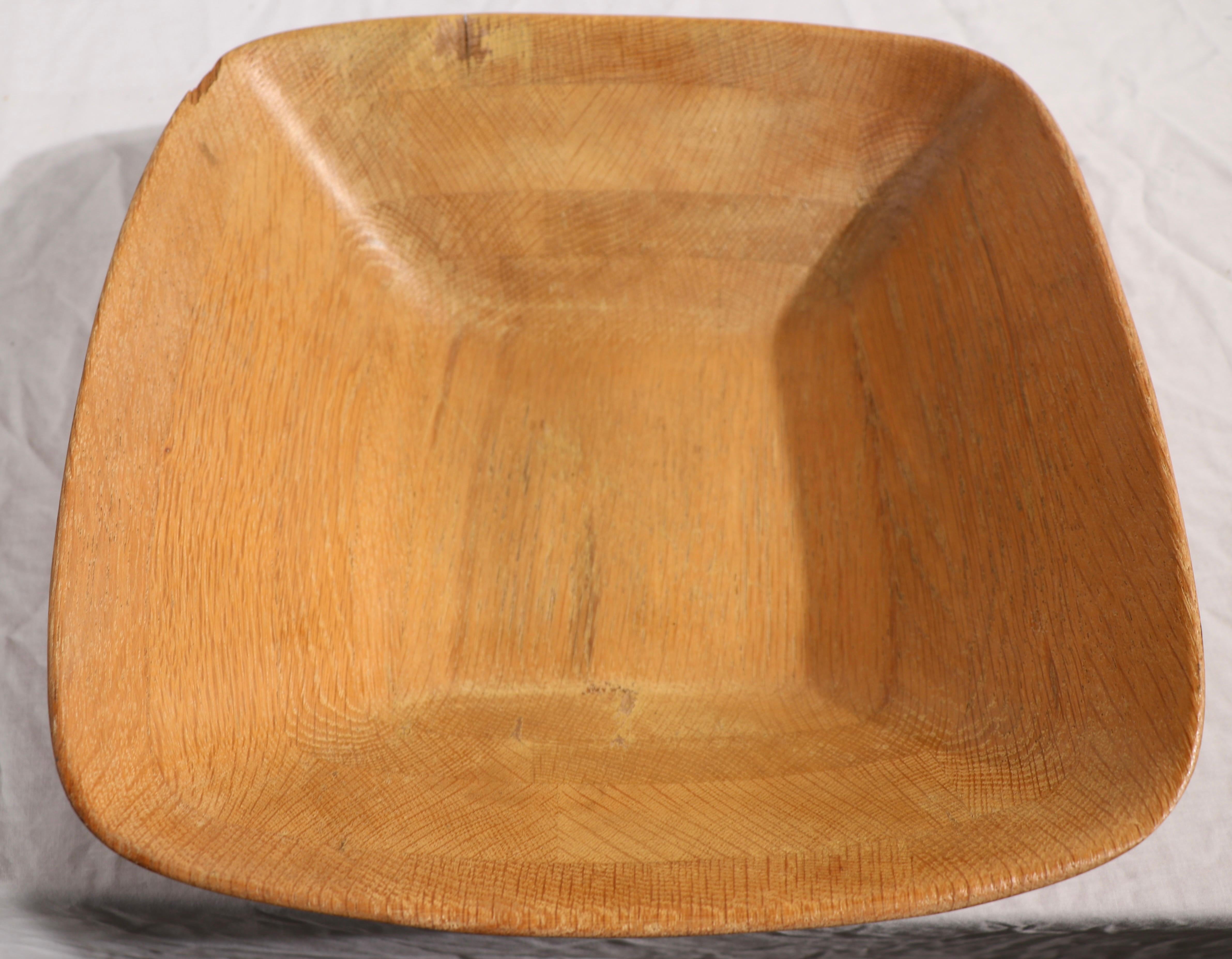 Sculptural Wood Bowl by Mary Wright, Klise For Sale 8