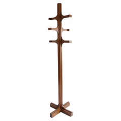 Retro Sculptural Wood Coat Stand by Giuseppe Rivadossi, Italy, 1970s