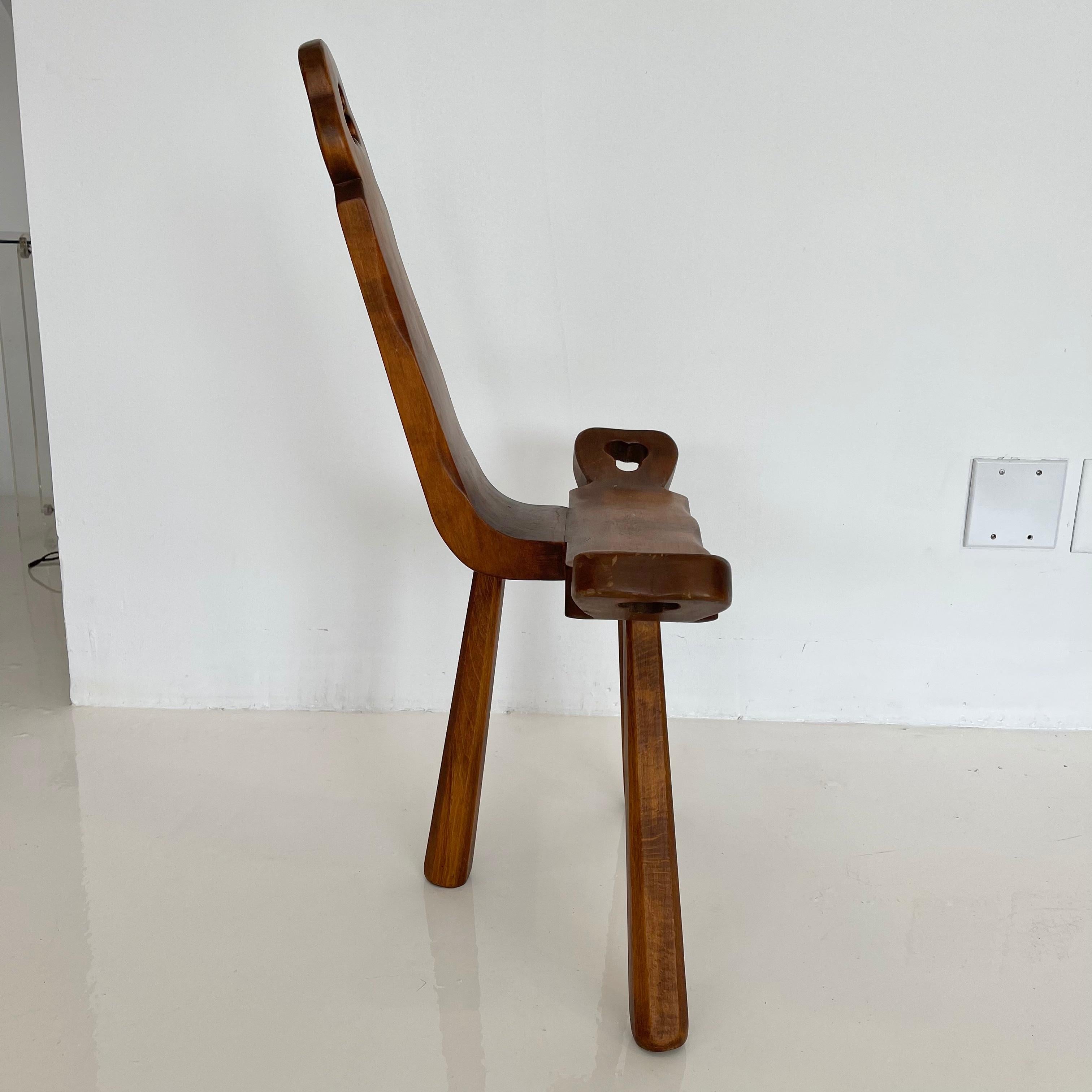 Sculptural Wood Tripod Chair at 1stDibs | first chair ever made, tripod ...