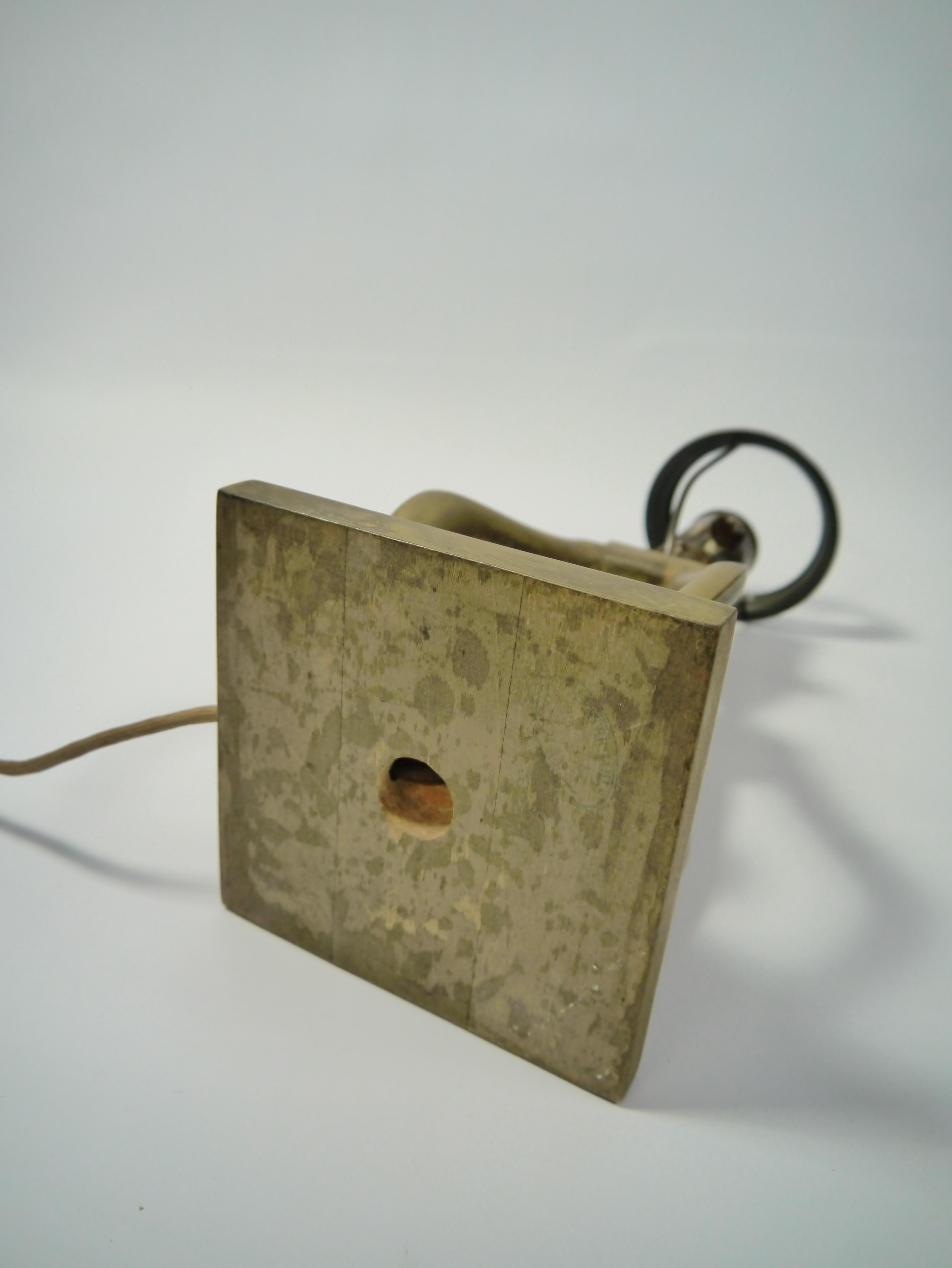 20ième siècle Lampe de bureau sculpturale Art Nouveau, Suède, années 1930 en vente