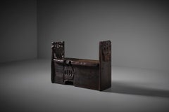 Sculptural Wooden Bench by Francesco Pasinato, 1970s