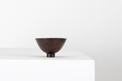 Sculptural Turned Wooden Bowl by Master Craftsman Ray Key in Cocobolo 1990s