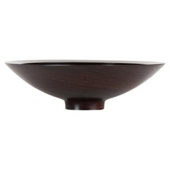Sculptural Wooden Bowl by Master Craftsman Ray Key in Cocobolo vase trinket