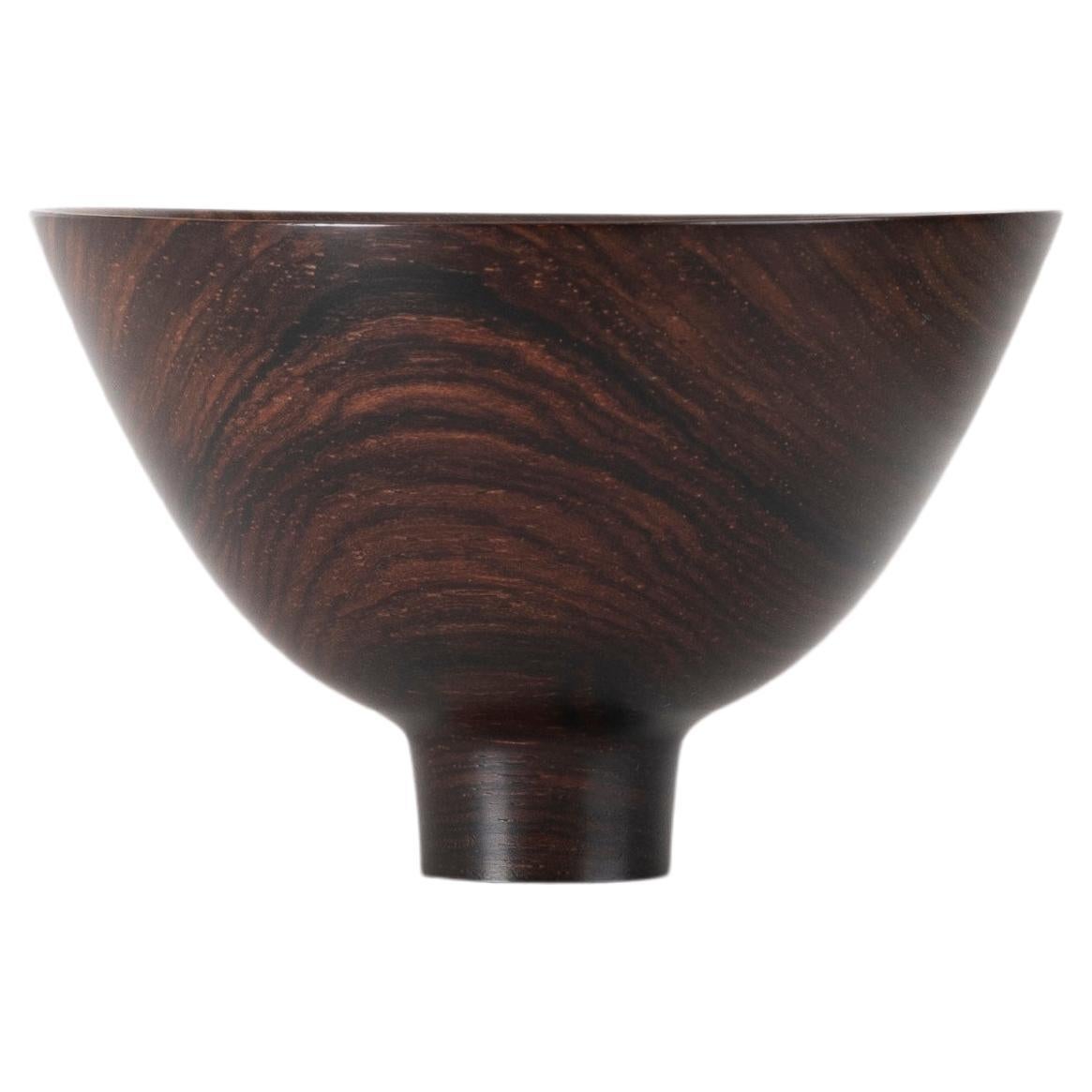 Bol sculptural en bois du maître artisan Ray Key dans un vase Cocobolo