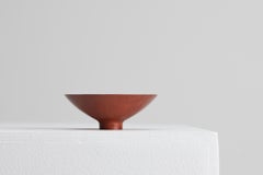 Sculptural Wooden Bowl by Master Craftsman Ray Key in Pink Ivory 1990s