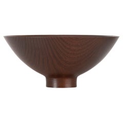 Sculptural Wooden Bowl by Master Craftsman Ray Key vase collection