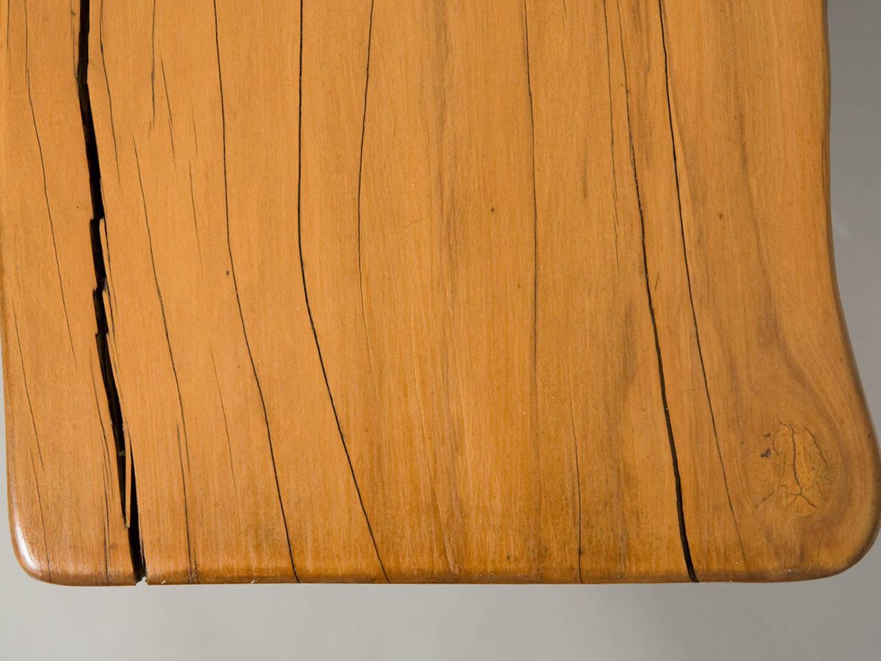 Sculptural Wooden Coffee Table or Bench In Good Condition In New York, NY