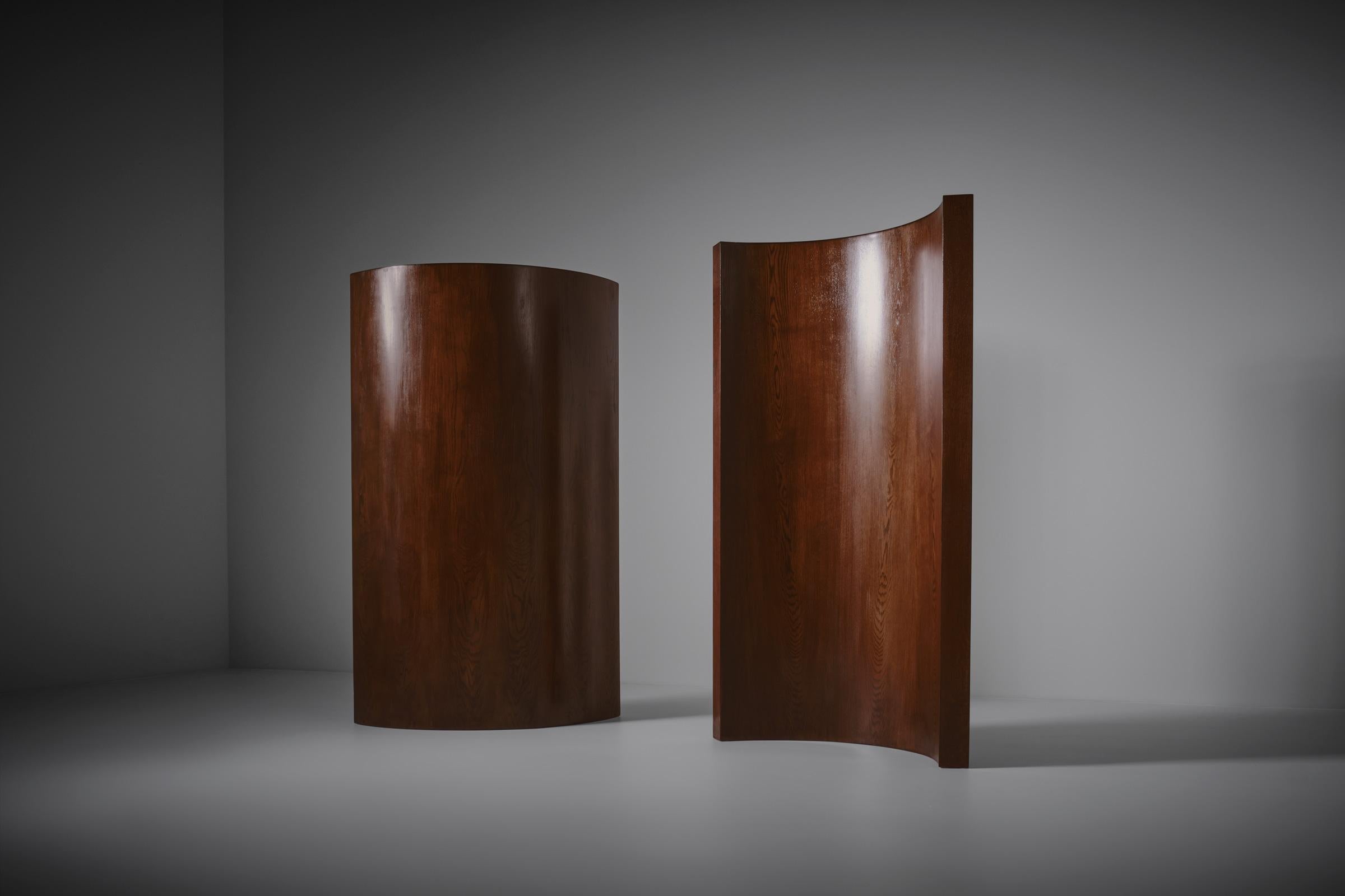 Sculptural wooden Room Dividers, 1960s 2