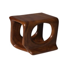 Sculptural Wooden Side Table, 1970’s Sculptural Wooden Side Table, 1970’s