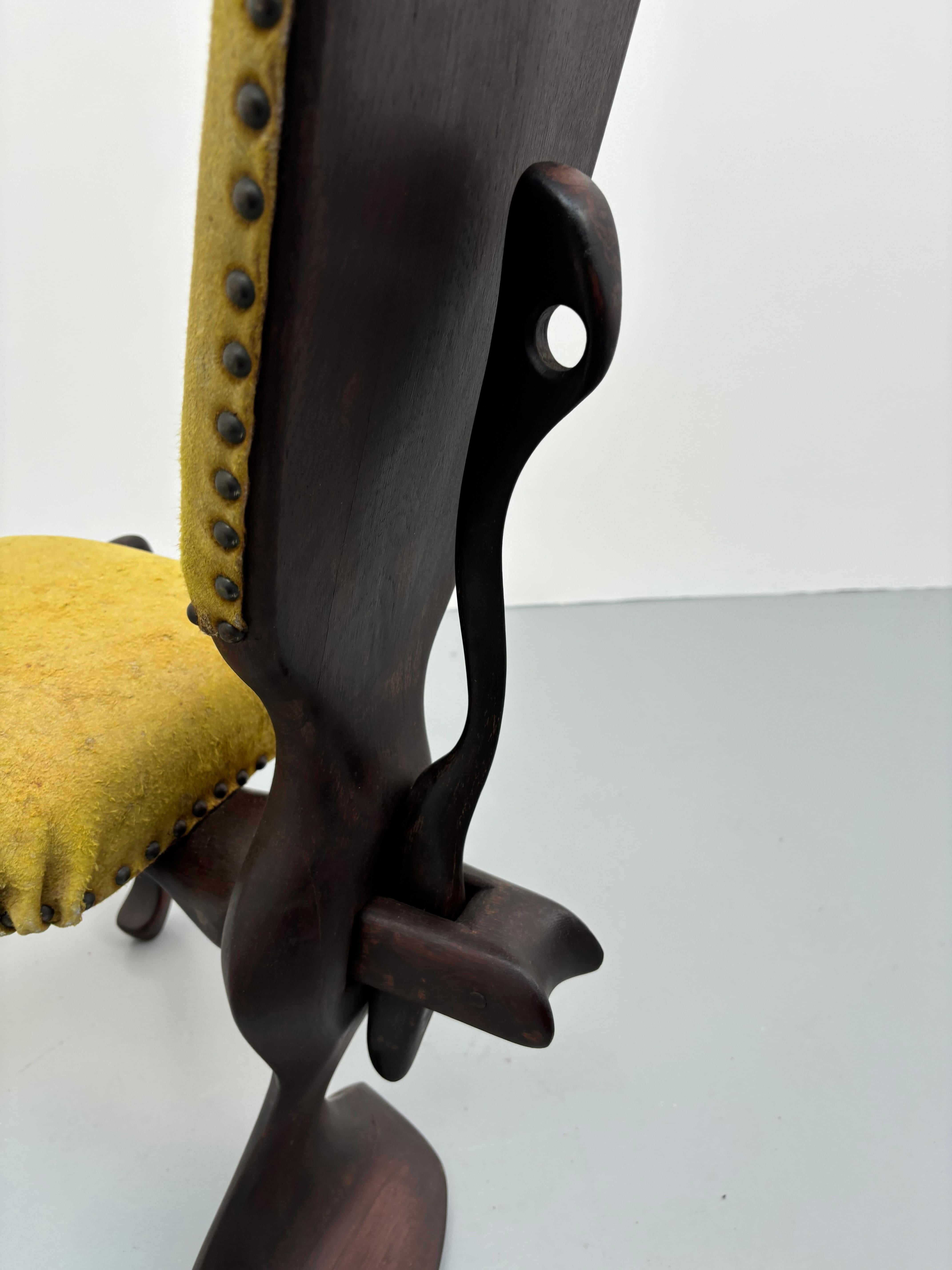 Stuhl Sculpturale von Gino Charpentier im Angebot 6