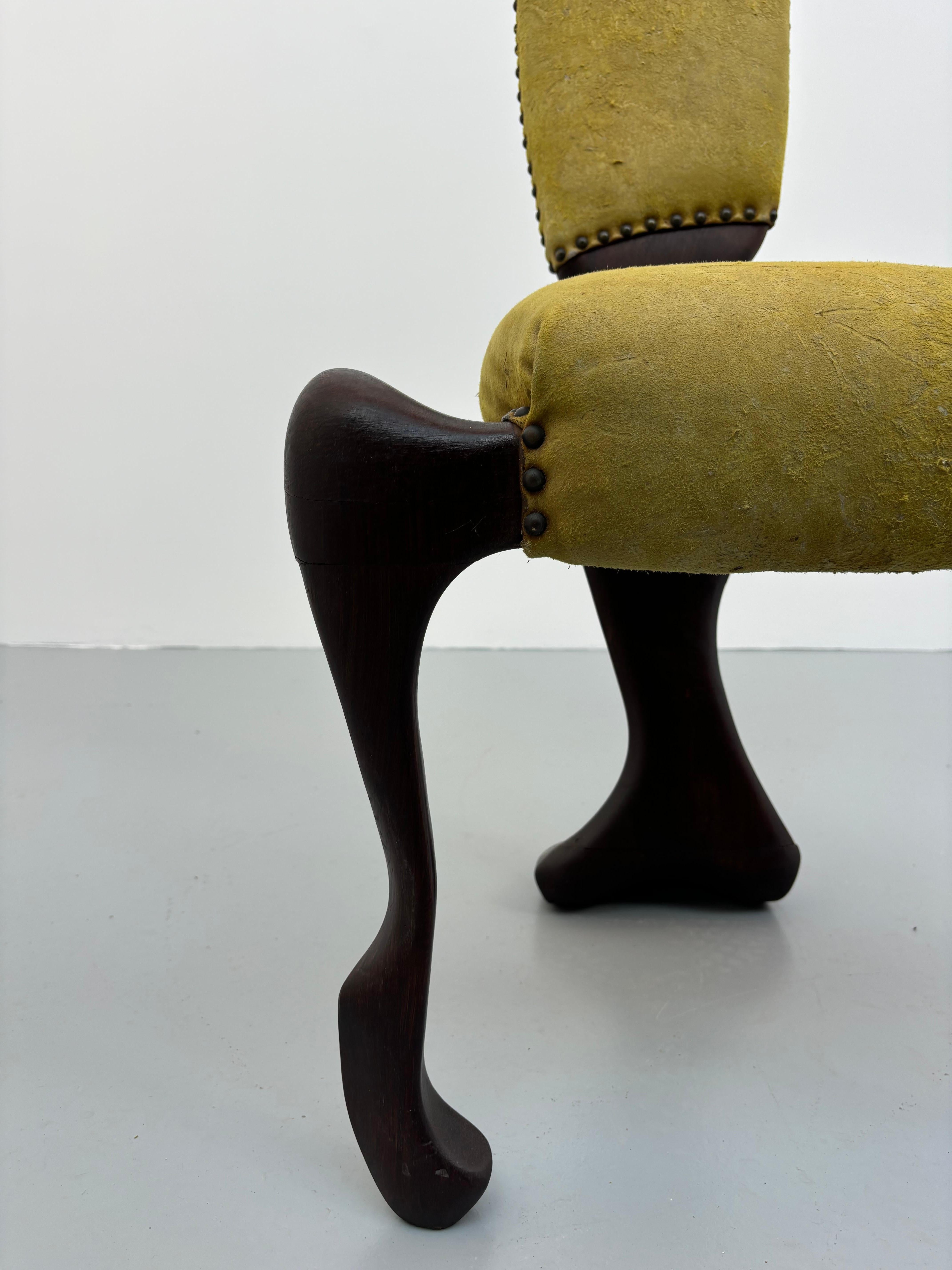 Stuhl Sculpturale von Gino Charpentier im Angebot 9