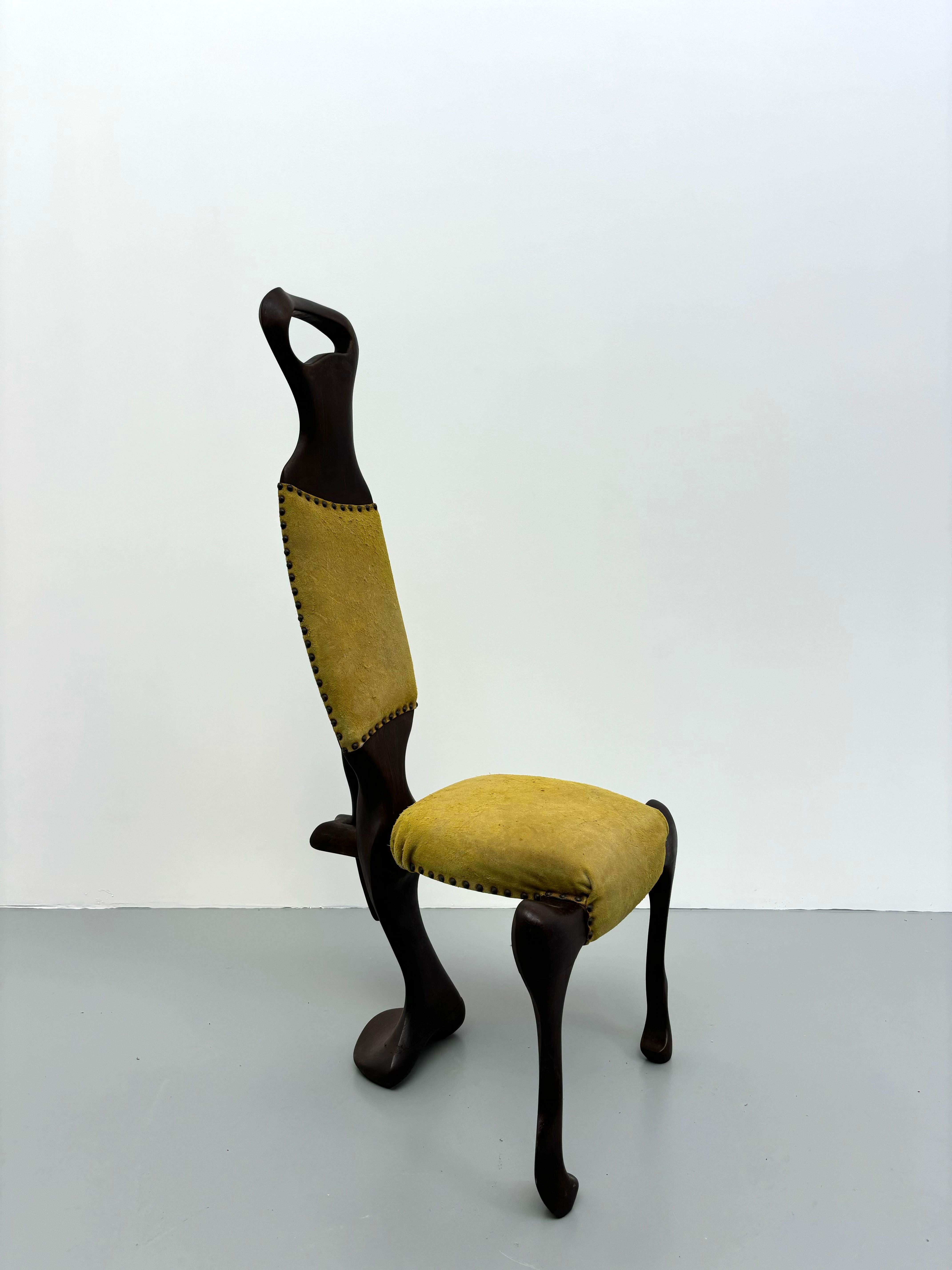 Très rare chaise de Georges charpentier dit gino, 