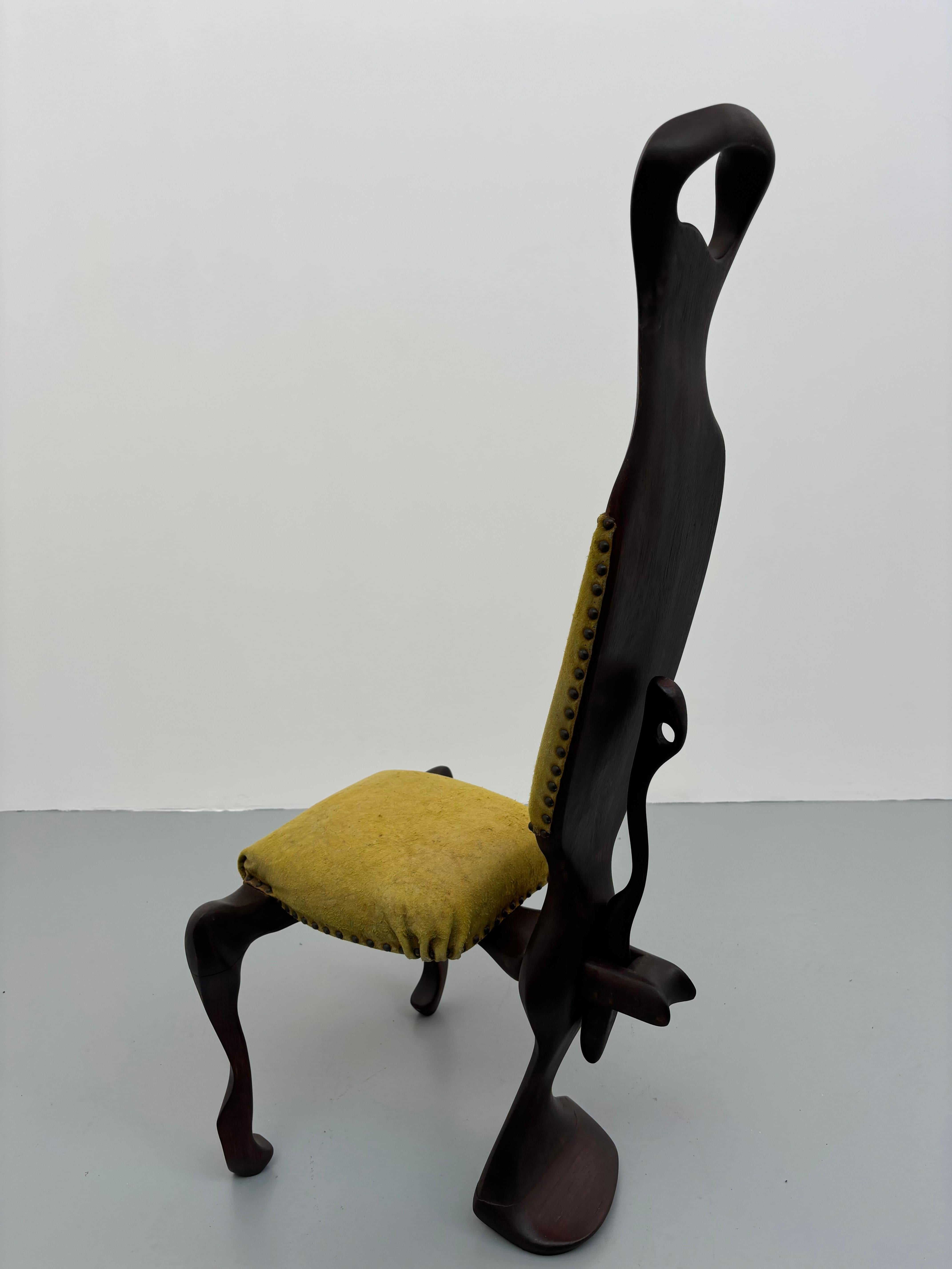Stuhl Sculpturale von Gino Charpentier im Angebot 2