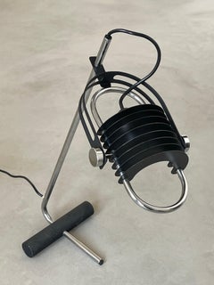 Lampada da tavolo italiana vintage in stile scultoreo di Stilux Milano, anni '70